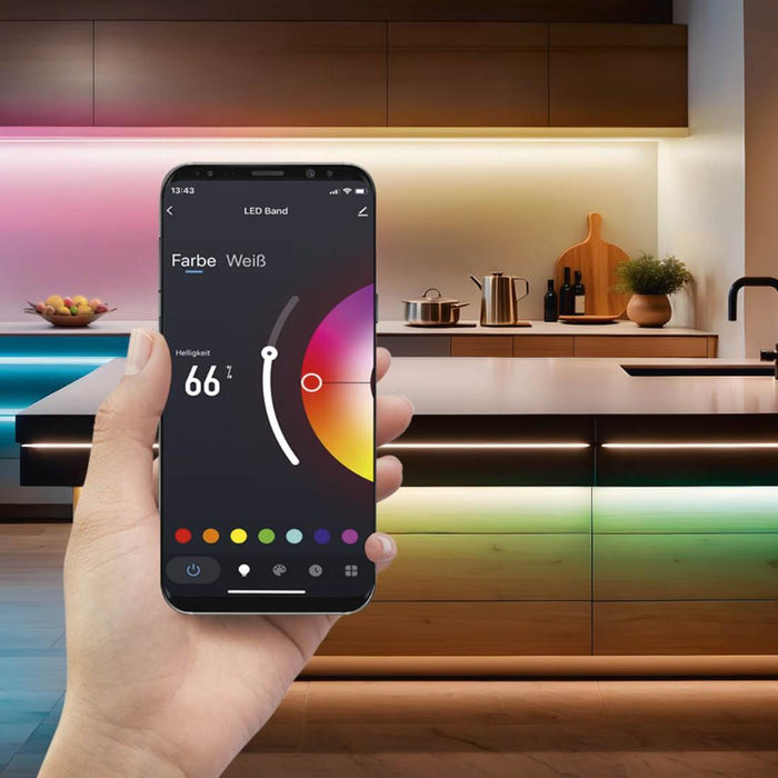 HAMA LED strip, RGBW, WLAN, dimmable, 176633