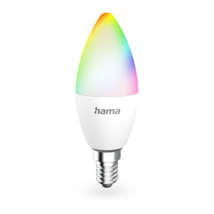 HAMA Smart LED bulb WLAN, E14, Matter, 4.9 W, RGBW, 176641