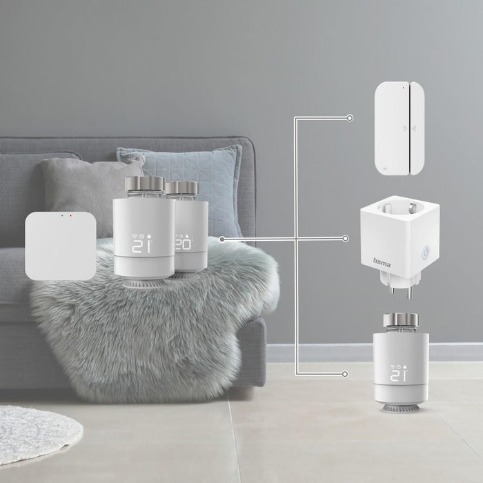 Smart control WLAN heating system 2 pcs. thermal heads, 176662