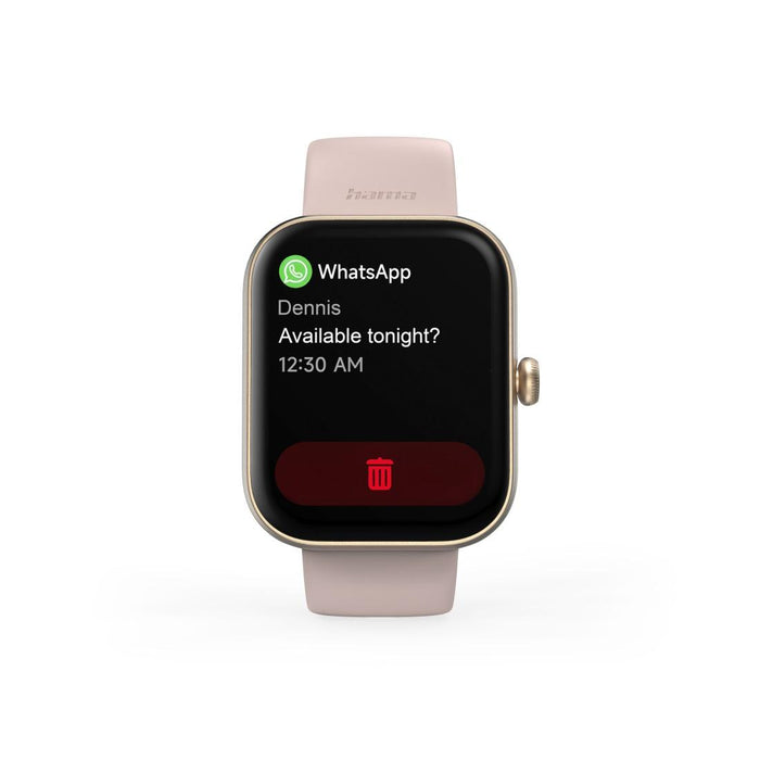 HAMA Smart Watch "5000", Phone Function, Sleep Analysis, Waterproof, 1.65", 178615