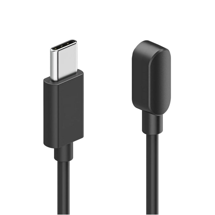 HAMA Charging cable for smart watches, with magnetic charging, USB-C, 60 cm, black