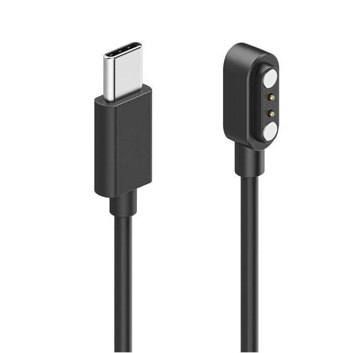 HAMA Charging cable for smart watches, with magnetic charging, USB-C, 60 cm, black