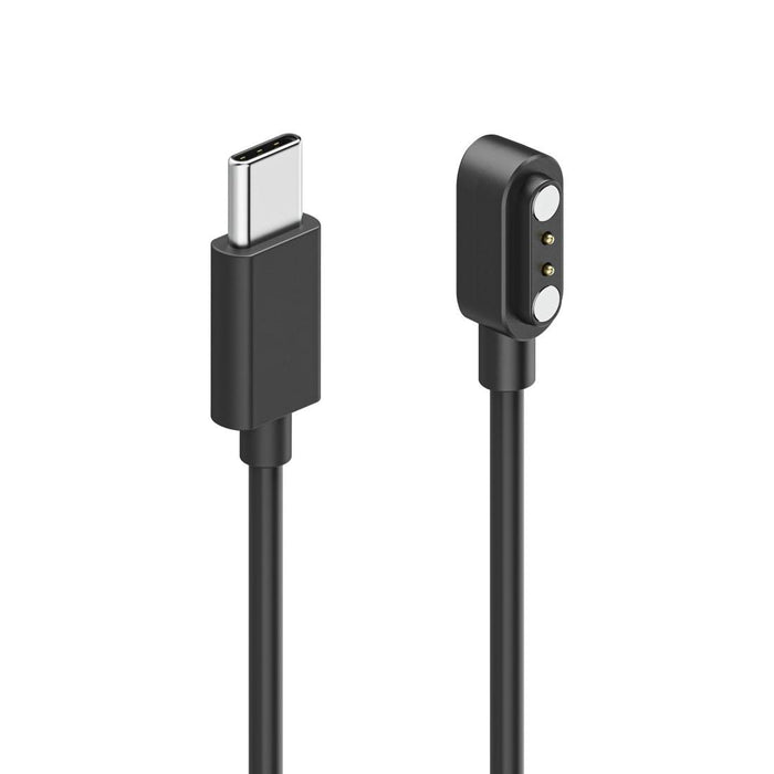 HAMA Charging cable for smart watches, with magnetic charging, USB-C, 60 cm, black