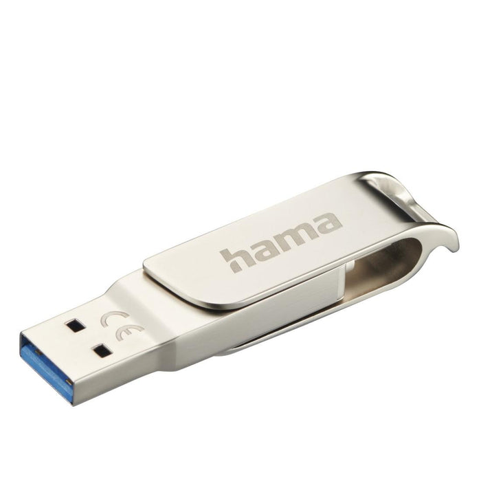 HAMA Flash memory "C-Rotate Pro", USB-C 3.1/3.0, 256GB, 100MB/s, 182492