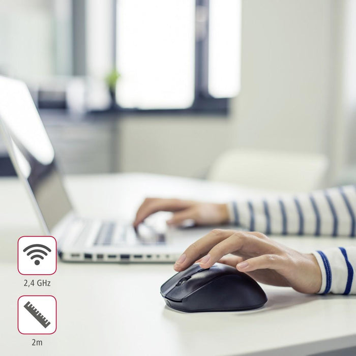 Riano Wireless Optical Mouse, Left Handed, HAMA 182645