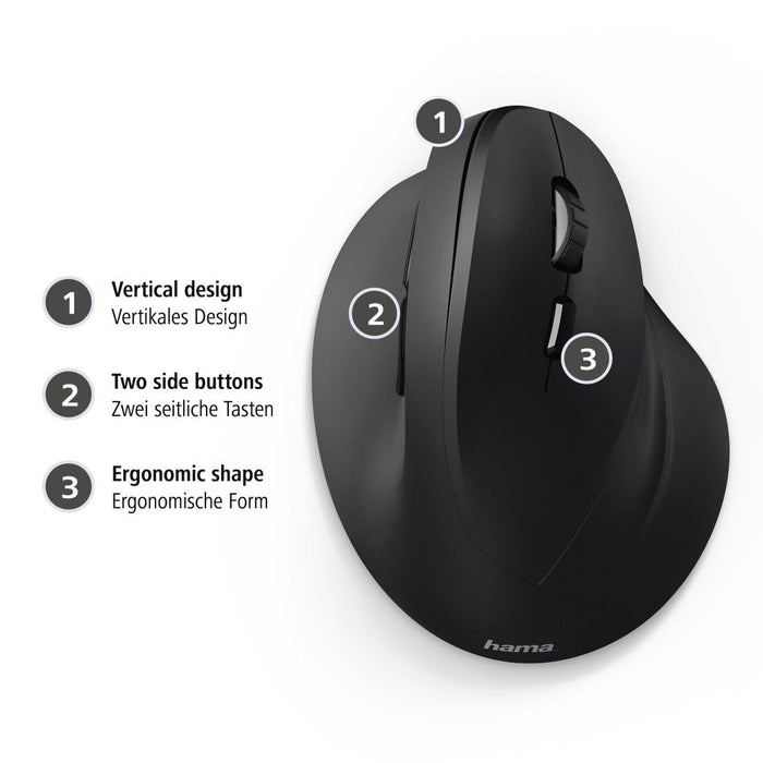 Wireless ergonomic mouse HAMA EMW-500