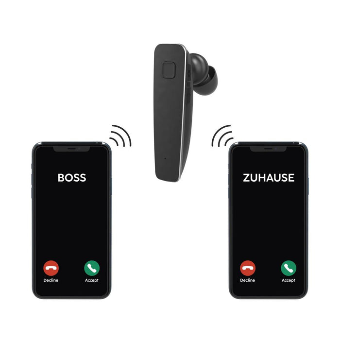 HAMA Bluetooth headset “MyVoice2100”, Multipoint, black