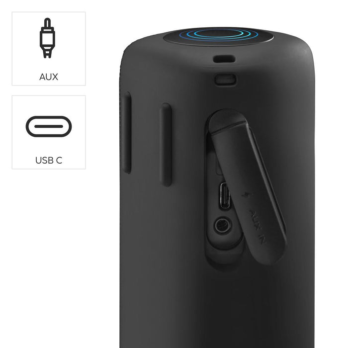 Bluetooth mobile speaker Hama "PipeRoll 3.0", IPX5, Equalizer, 20W, Black, 188210