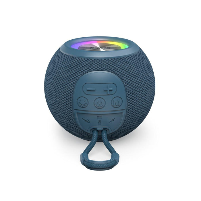 HAMA Bluetooth speaker "Ball Shape Speaker", 5 light modes, 5W, blue