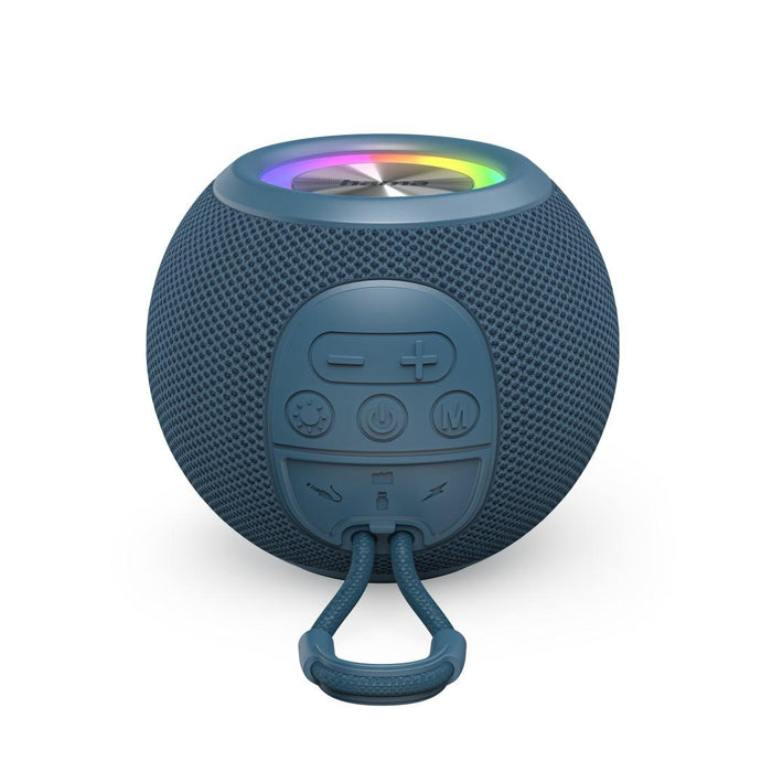 HAMA Bluetooth speaker "Ball Shape Speaker", 5 light modes, 5W, blue
