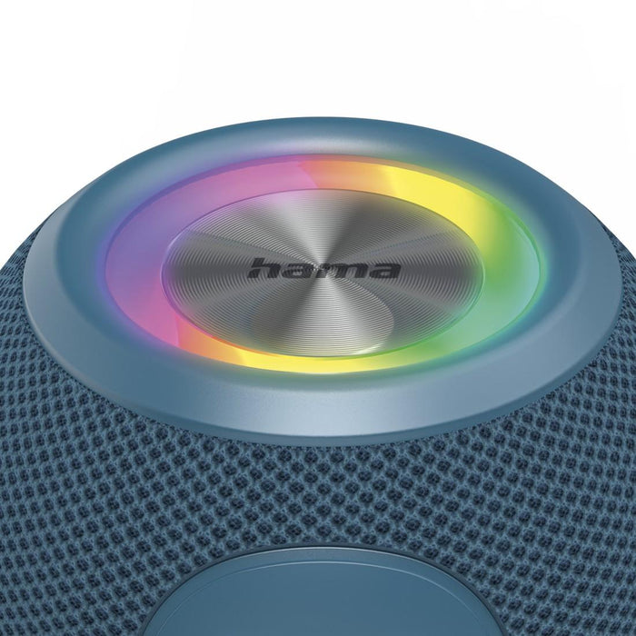HAMA Bluetooth speaker "Ball Shape Speaker", 5 light modes, 5W, blue