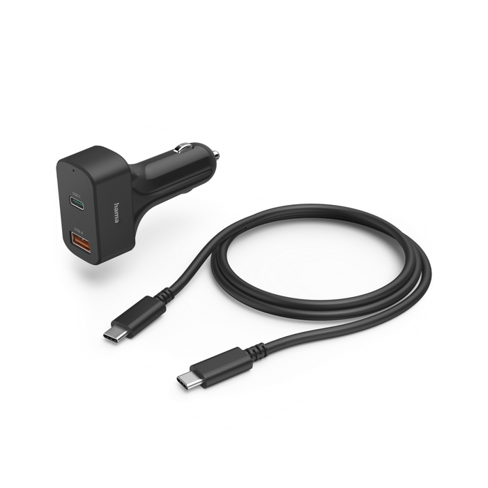 HAMA Car Laptop Charger, USB-C, (PD), 5-20 V/ 65 W, 200018