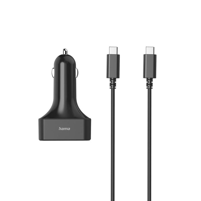 HAMA Car Laptop Charger, USB-C, (PD), 5-20 V/ 65 W, 200018