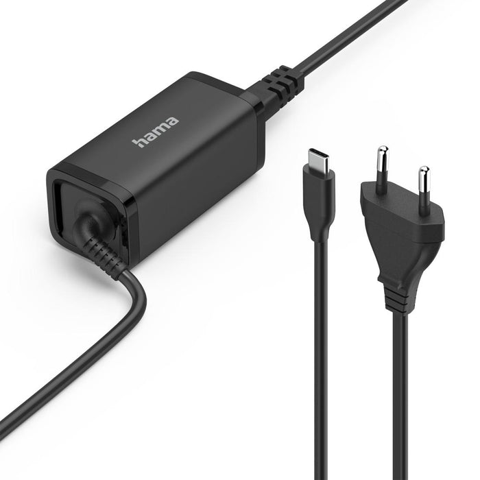 HAMA Laptop charger USB-C PD, GaN, 5-20V/45 W