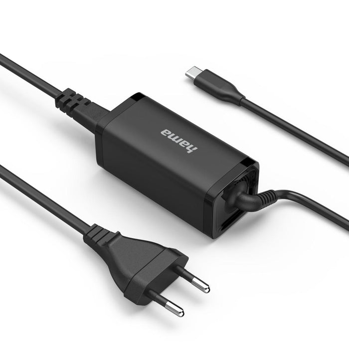HAMA Laptop charger USB-C PD, GaN, 5-20V/45 W