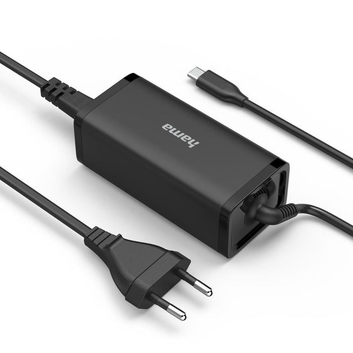 HAMA Universal laptop power supply, USB-C, Gan, (PD), 5-20V/100W