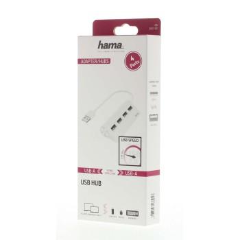 USB hub, 4 ports, HAMA-200120