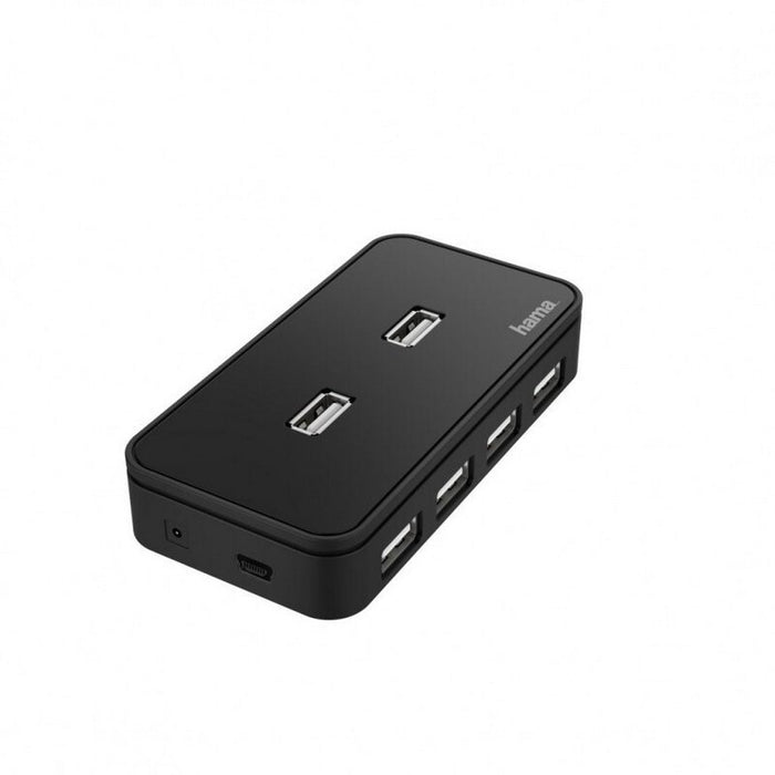 USB hub, 7-port, with power supply, HAMA-200123