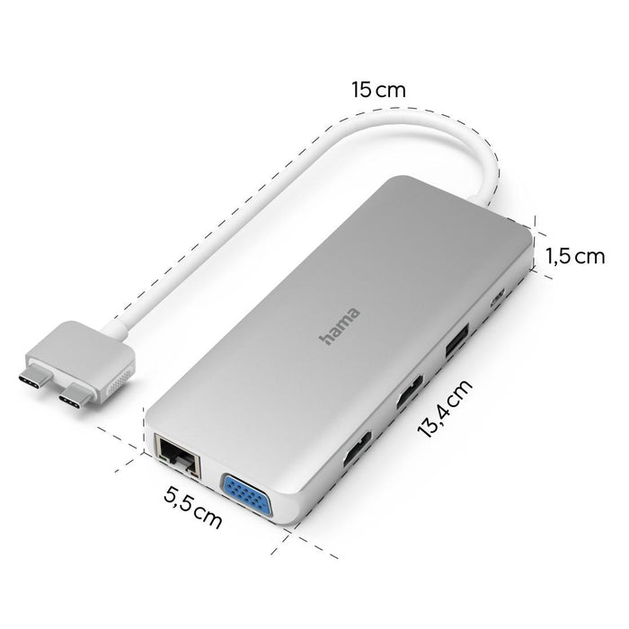 USB-C Hub, "Connect2Mac", for Apple MacBook Air & Pro, 12 ports, 200133