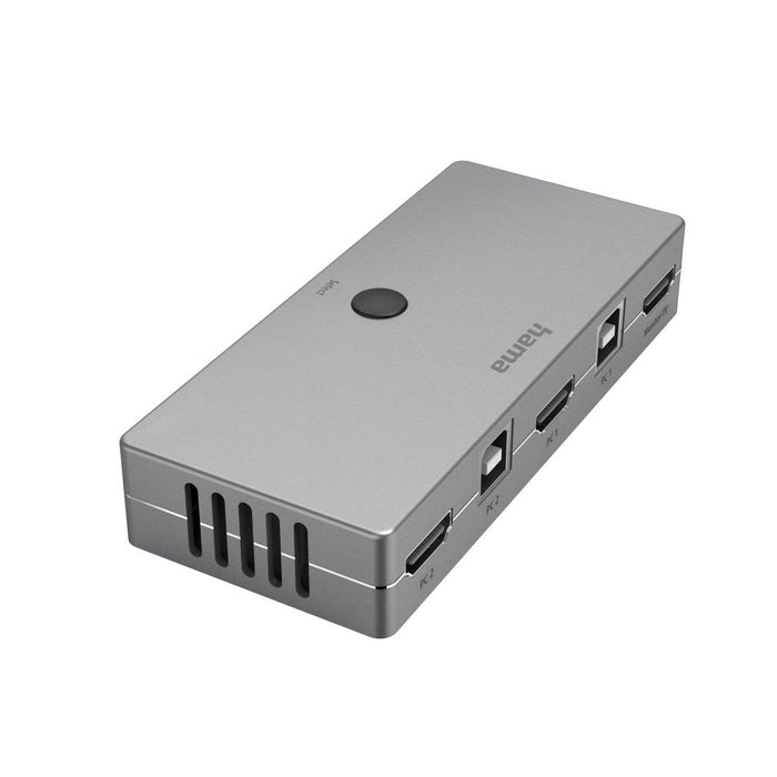 KVM switch Hama Connect2Switch, 4-port, USB, HDMI, Incl. cables
