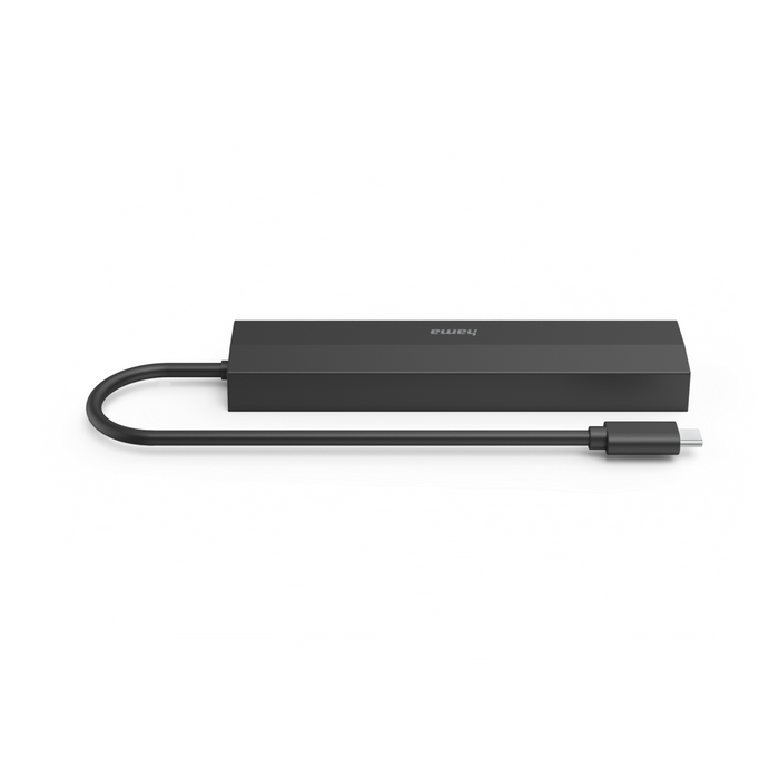 USB-C hub HAMA, multiport, 6 ports, 3 x USB-A, USB-C, HDMI, LAN/Ethernet