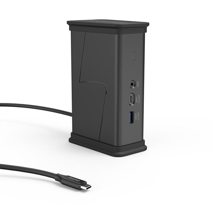 HAMA Docking station USB-C "Connect2Office Black", 9 ports, 2x HDMI™, USB-A, USB-C, LAN