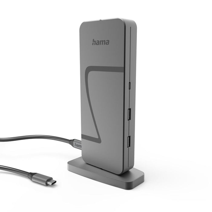 HAMA Docking station "Connect2Office Speed", USB4, USB-C, PD, 40 Gbit/s, 10 ports