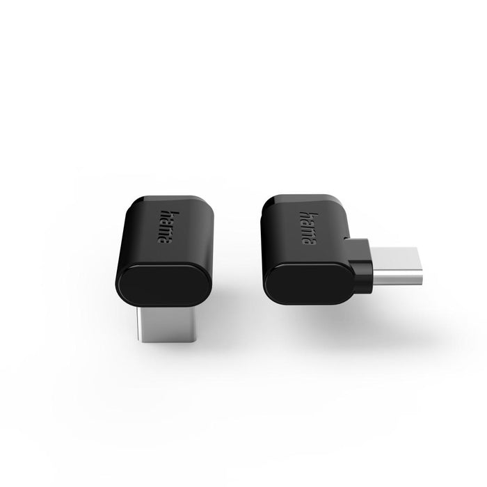 HAMA Adapter 90°C USB-C, USB 3.2 Gen2, 10 Gbit/s, 5 A, 240 W, set of 2