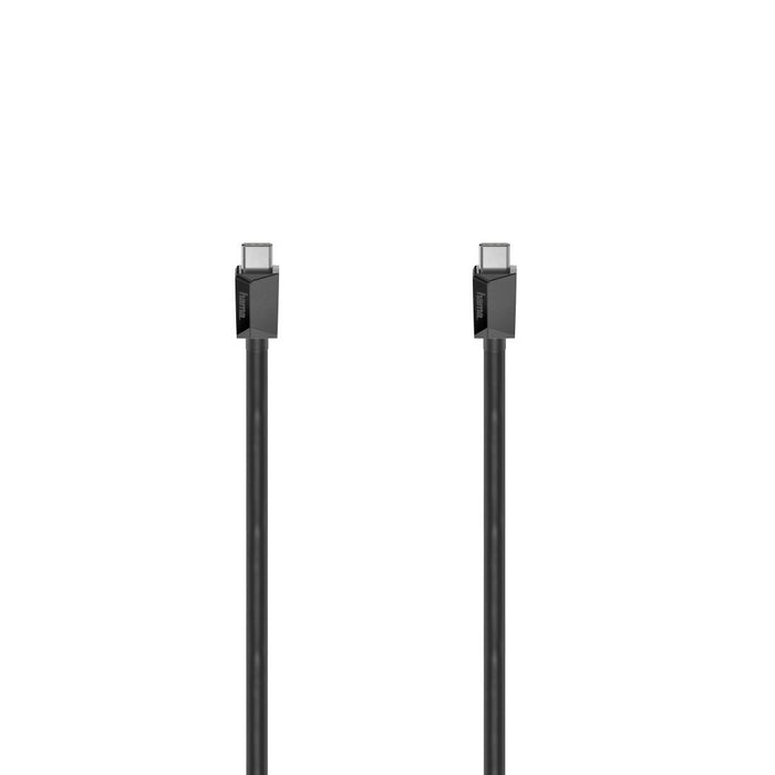 Cable HAMA USB-C male - USB-C male, 1.5 m, black, 3A, 60W, 480Mb/s