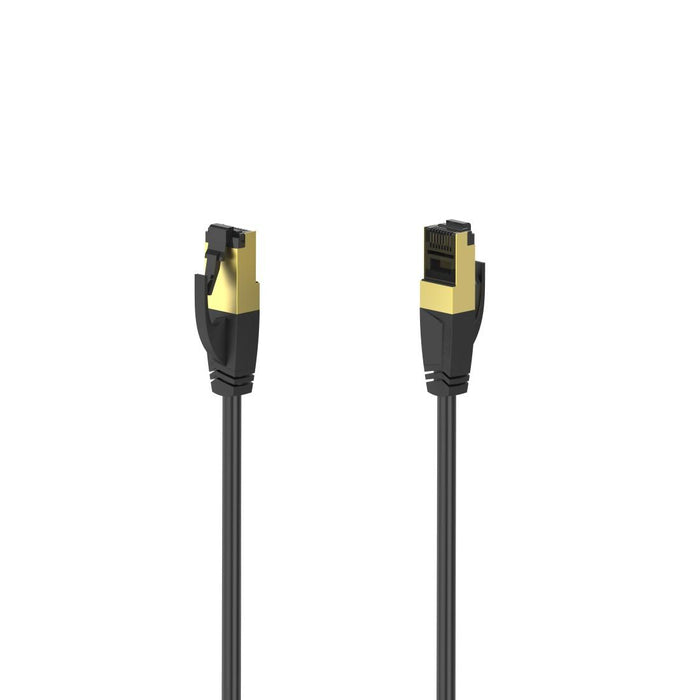 HAMA Network patch cable, CAT 8, 40 Gbit/s, S/FTP, shielded, halogen-free, 0.50 m