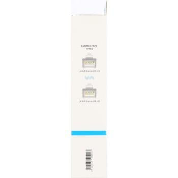 Network patch cable HAMA S/FTP, CAT 8, RJ-45 - RJ-45, 40Gbit/s, 5.0 m, Halogen-free, Black