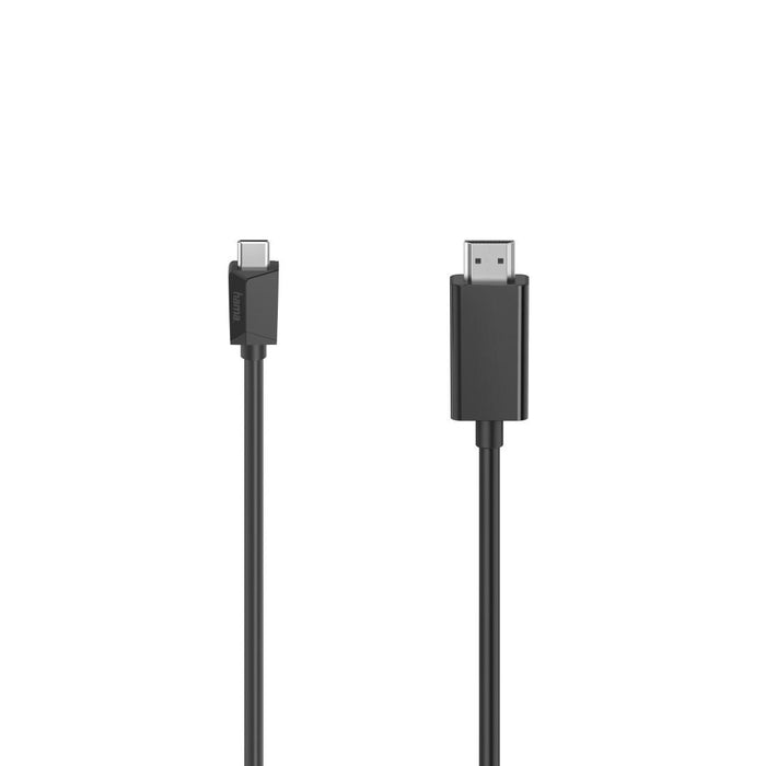 Cable HAMA 200718, USB-C male - HDMI male, Ultra-HD, 4K, 1.5 m, Black