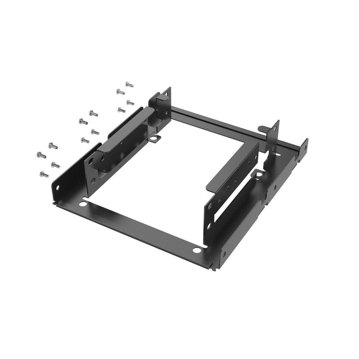 HAMA hard drive frame, 2 x 2.5" SSD and HDD in 3.5" HDD slot, Black
