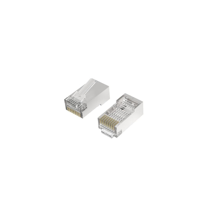 HAMA End RJ45, CAT 6a, 10 Gbit/s, shielded, 10 pcs.
