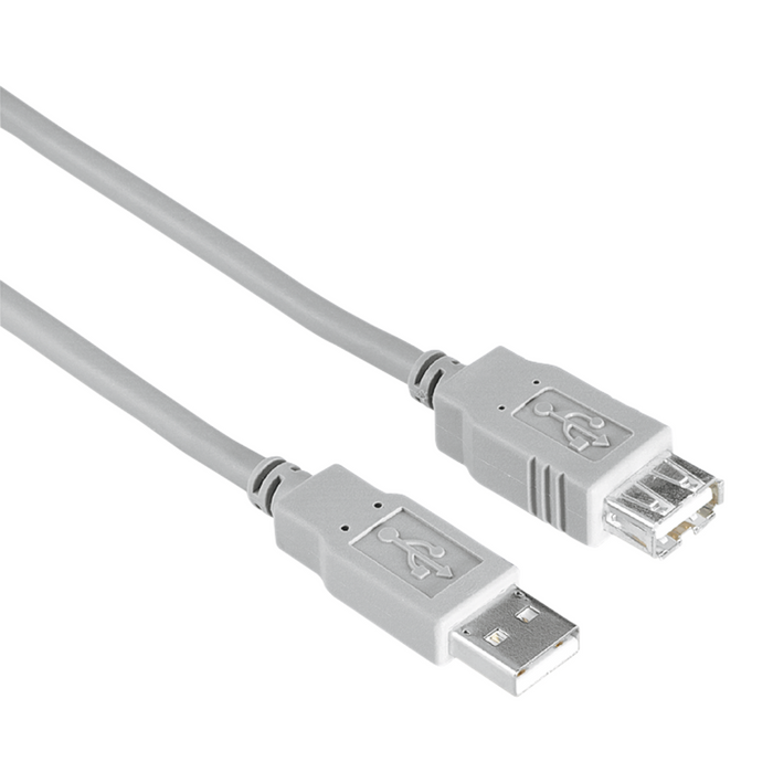 Extension cable HAMA, USB-A female - USB-A male, 3 m, Standard