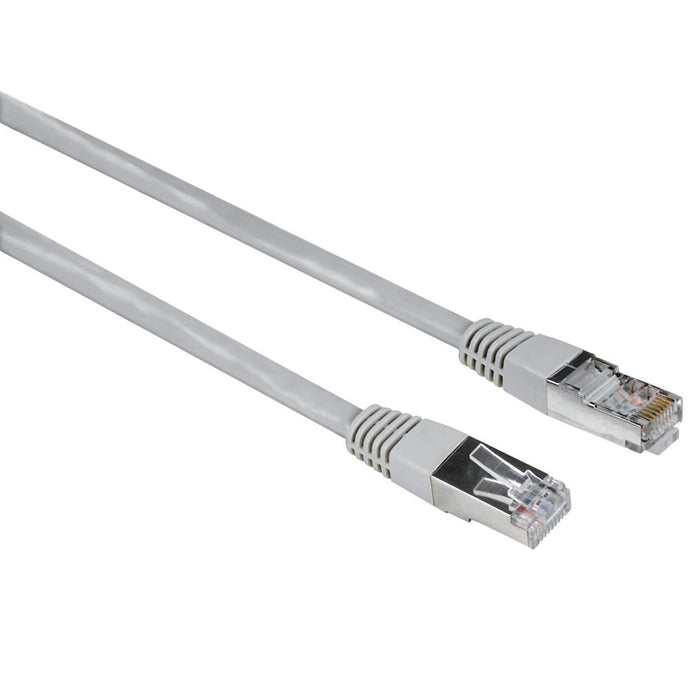 Network cable HAMA CAT 5e, F/UTP, RJ-45 - RJ-45, 30 m, Grey, Bulk
