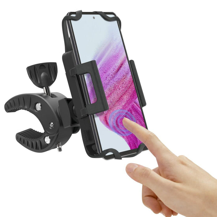 HAMA Bicycle Mobile Phone Holder, "Strong", 360 Degree Rotating