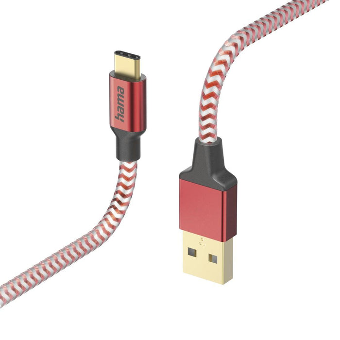 Charging cable "Reflective" USB-A - USB-C, 201559