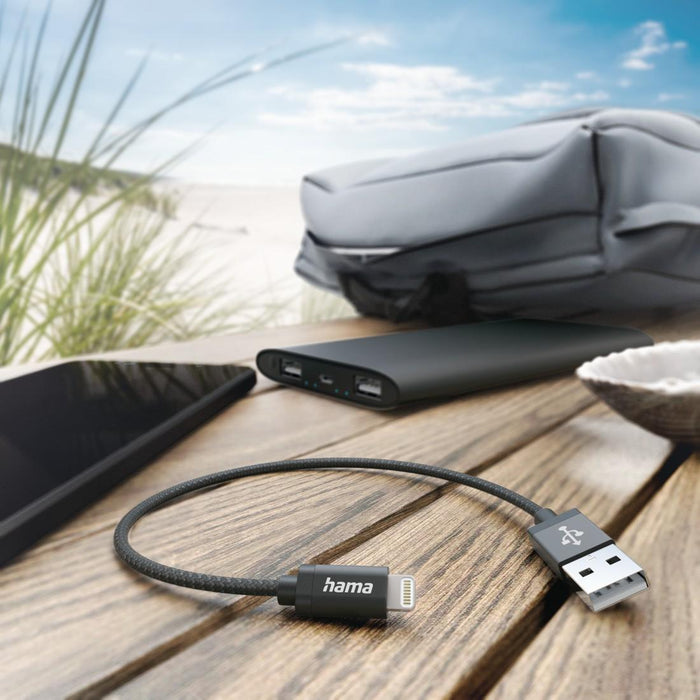 Charging cable USB-A -Lightning, 0.2m, 201578