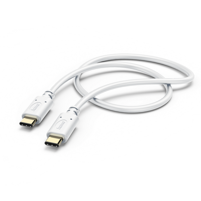 Charging cable, USB-C - USB-C, 1.5m, gold-plated connectors