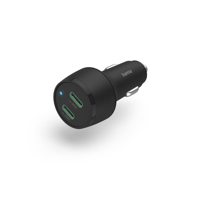 Fast car charger HAMA, 2x USB-C Qualcomm®, 45 W, 201632