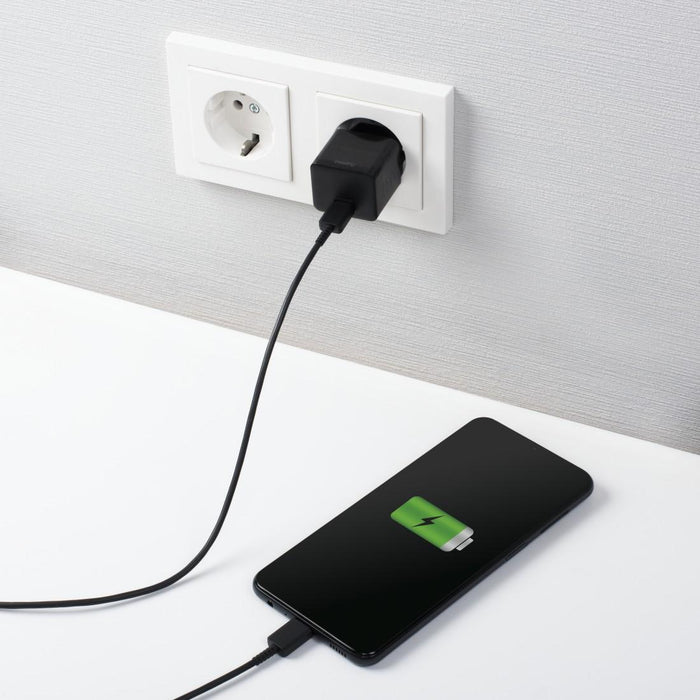 Charger HAMA-201651 220V USB-C 25W black