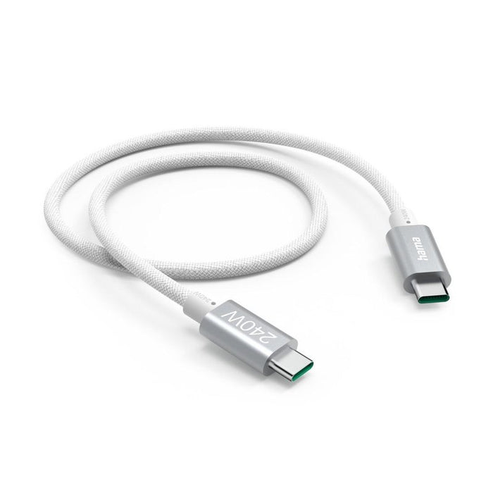 HAMA Charging cable, USB-C - USB-C, 240 W, USB 3.2 Gen1, 5Gbit/s