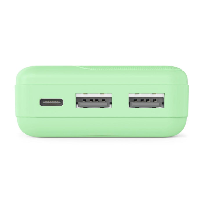 HAMA External battery "Pocket 10", 10000 mAh, Outputs: 2x USB-A, green