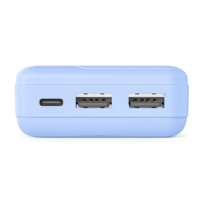 HAMA External battery "Pocket 10", 10000 mAh, Outputs: 2x USB-A, blue