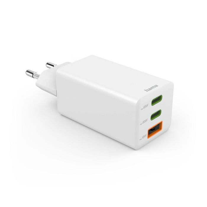 HAMA Fast mini charger, 65W, GaN, PD, 201996