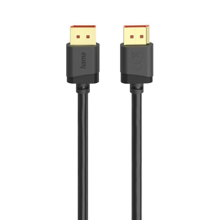 HAMA Cable DisplayPort, DP 2.1, Ultra-HD 8K, 40 Gbit/s, 2 m