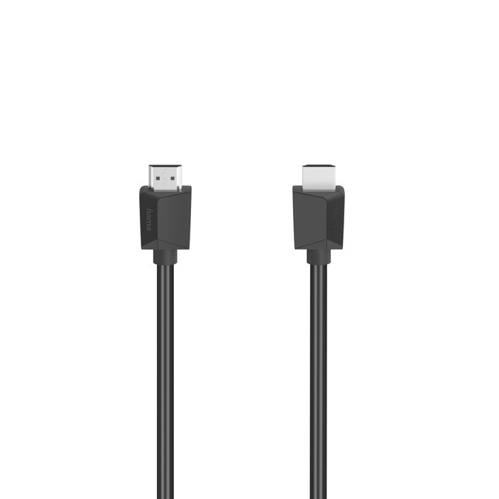 Cable HAMA 205004, HDMI male - HDMI male, 4K, 18Gbit/s, Ethernet, 0.75 m, Shielded, Black