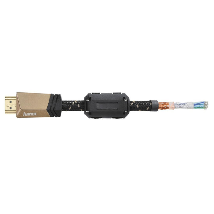 HAMA Premium cable, HDMI male - HDMI male, 1.5 m, Ferrite, Gold-plated connectors