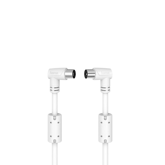 HAMA Coaxial antenna cable, 90°, 1.5 m, 90 dB